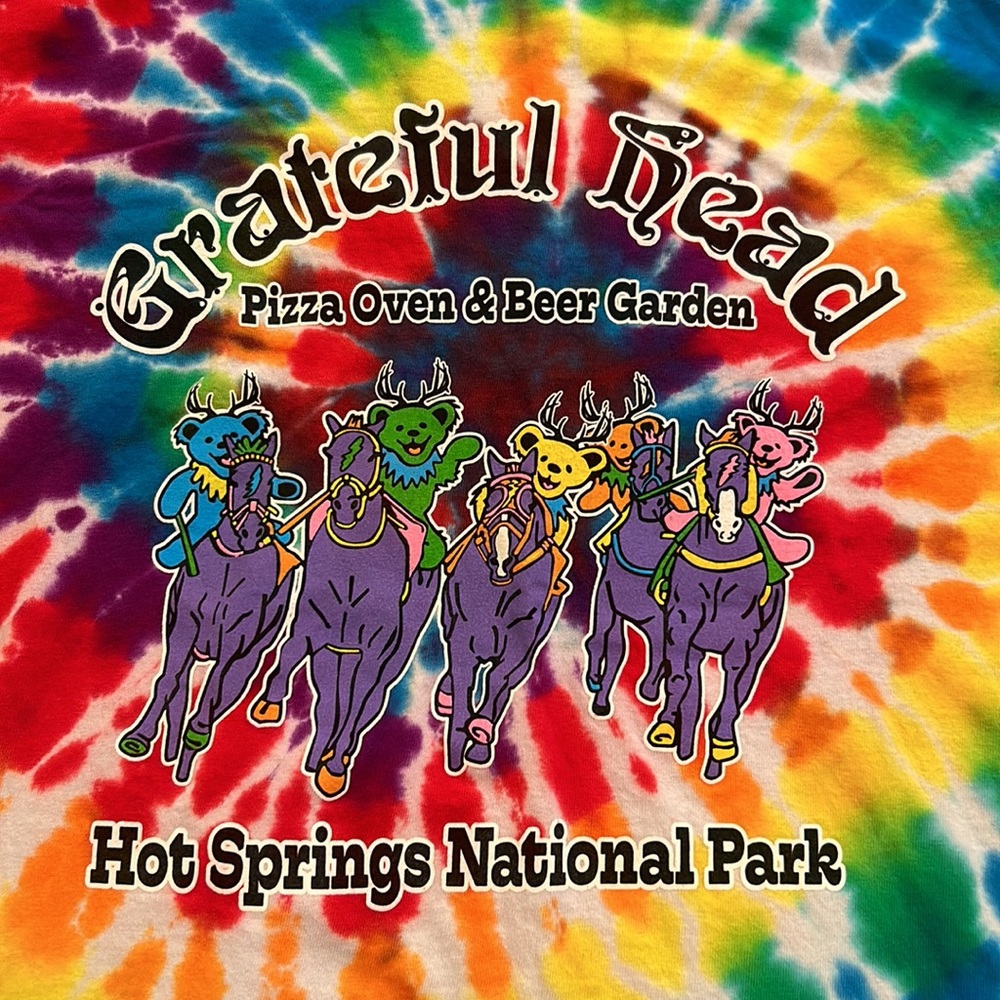 Grateful Dead Beer Garden Vintage Look T-shirt - Picture 3 of 4